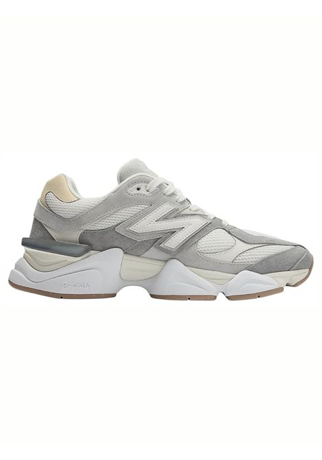 New Balance Kids 9060 sneakers in white and grey with side logo NEW BALANCE | GC9060ABGRIGIO